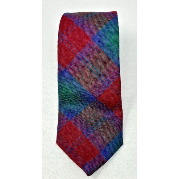 Ingles Buchan Mens Scottish 100% Wool Tartan Plaid Ties - Made In Scotland - Picture 3 of 4